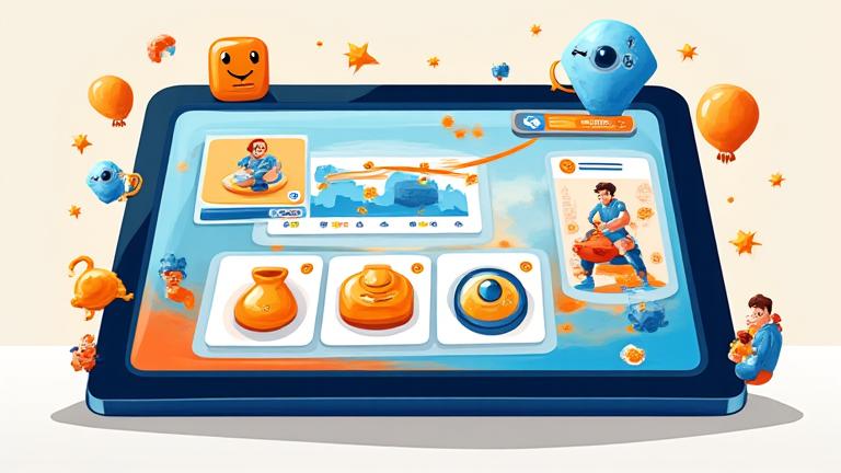 Gamified learning experience showing badges, points and leaderboards.